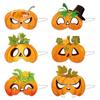 Seasonal Pumpkin Mask Party Prop For Thanksgiving Home Party With Paper Design