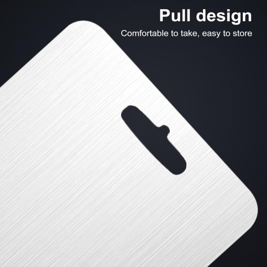 Stainless Steel Cutting Board Heavy Duty Chopping Board Non-Slip Design Easy To Clean Surface Scratch-Resistant Various Sizes Available Kitchen
