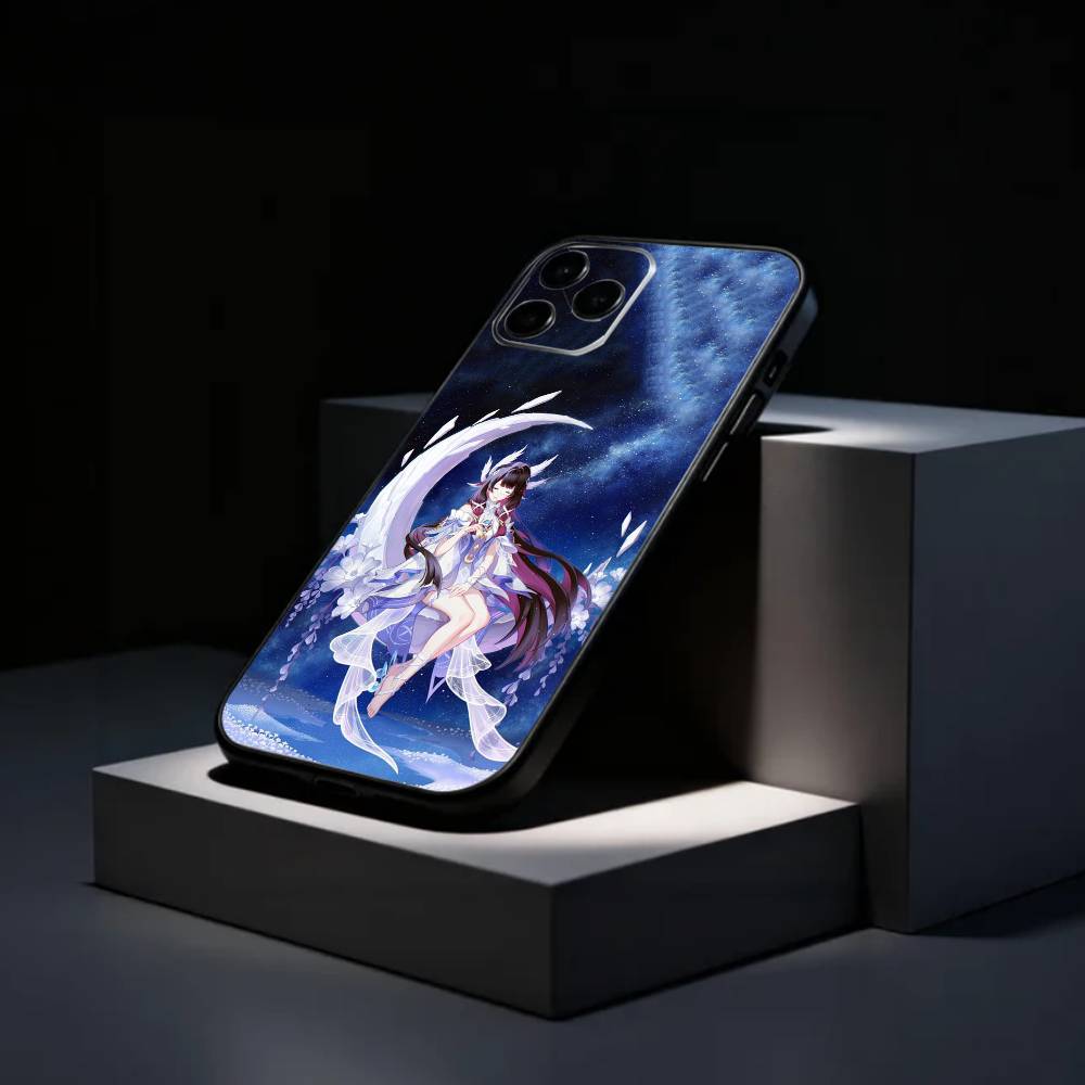 Крутой G-Genshin-Impact-columbina Чехол для телефона Силиконовый Мягкий Для IPhone 17 16 15 14 13 12 11 X XR Plus Pro Max Plus