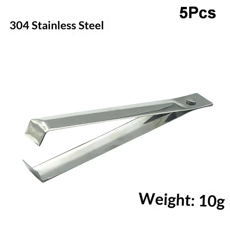 Stainless Steel Garlic Peeler Set Time Saving Peeling 5/10Pcs Reusable Kitchen Gadget for Thanksgiving Cooking Prep