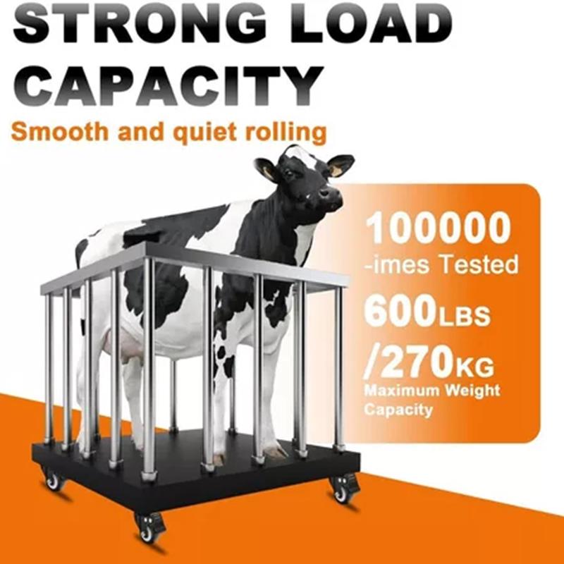 4 шт. Бесшумные колеса с двойными роликами, Двойные шариковые подшипники, Черные поворотные с тормозом, Колеса для тележки 1,5" - 2"