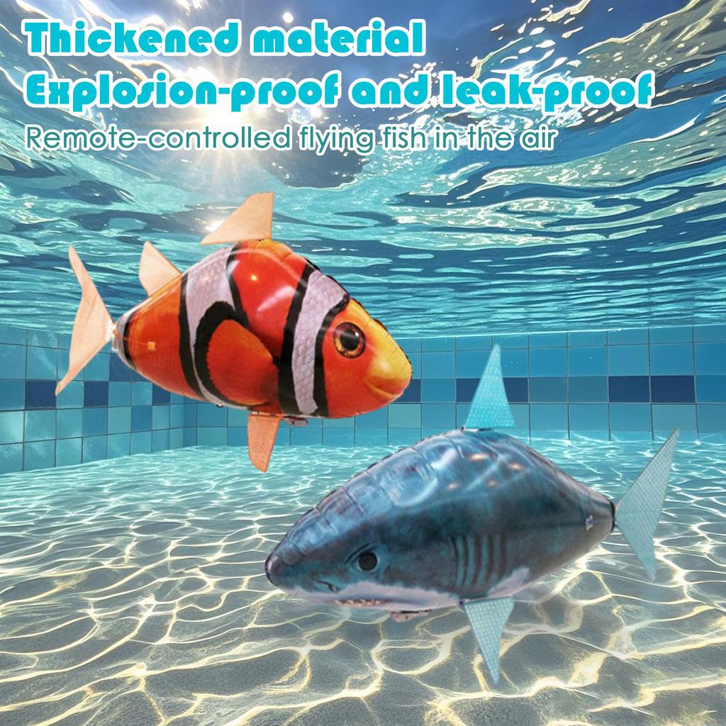 Cartoon Remote-Controlled Inflatable Floating Fish - Inflatable /Clownfish For Wedding & Birthday Decorations, Inflatable Toy