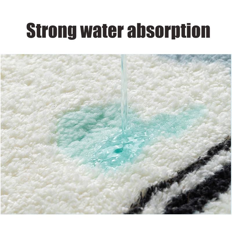 Нескользящий коврик для ванной Ins Style Коврик для двери Абсорбирующие ковры Входные коврики в ванной комнате Балкон Крыльцо Пол Коврик Коврик