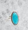 Бирюзовое кольцо ~ Стерлинговое серебро 925 пробы ~ Ручная работа ~ Заявление ~ Хиппи ~ Богемный ~ Ювелирные изделия ~ Подарок для нее ~ Драгоценный камень ~ Камень декабря