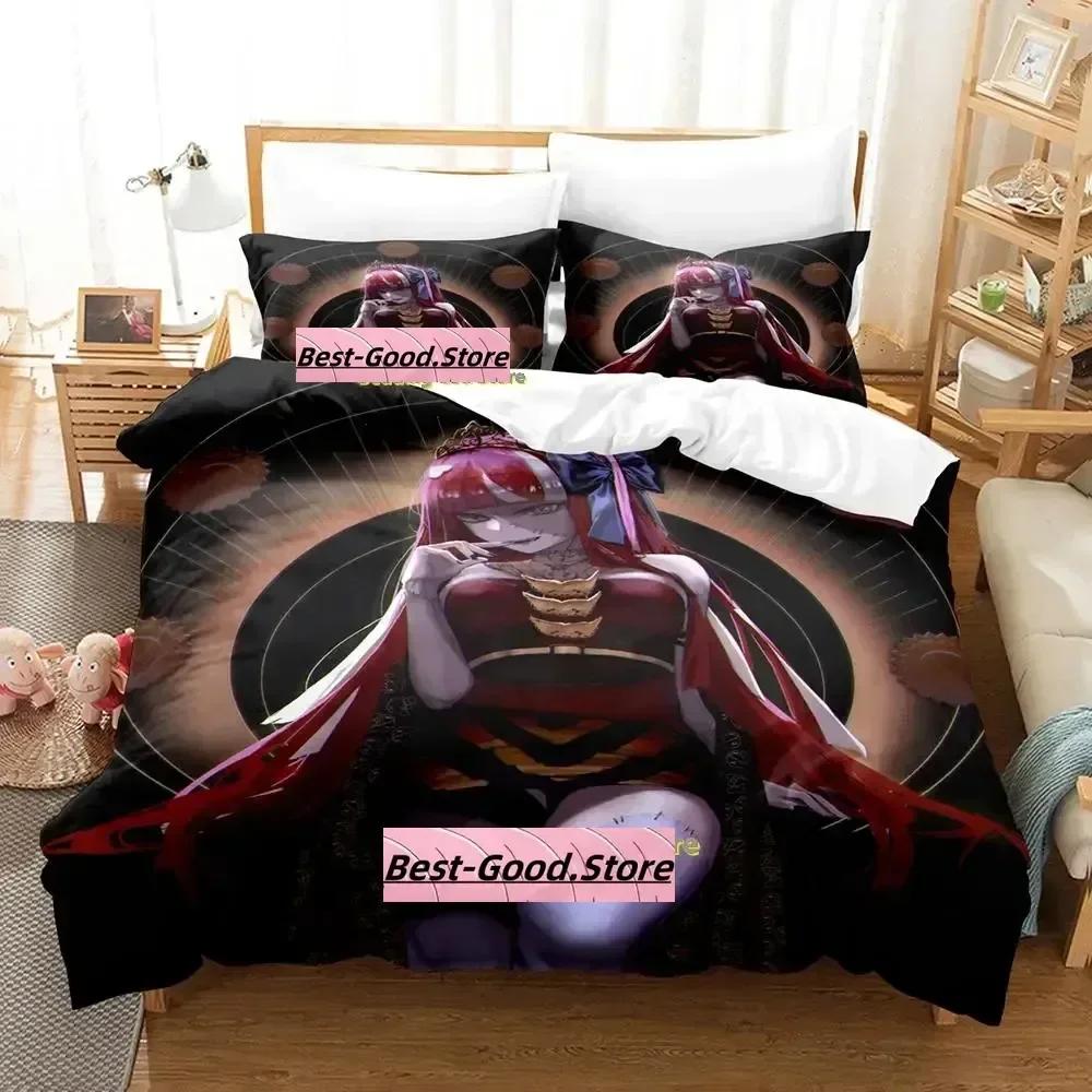 Новый комплект постельного белья Kureiji Olie Single Twin Ful Quen King-Size Размеры Размеры Комплект постельного белья Для взрослых Детская спальня Комплекты пододеяльников Аниме комплект