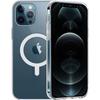 Case for iPhone 13 PRO MAX - Phonillico - Transparent Silicone - Magnetic Circle - Wireless Charging