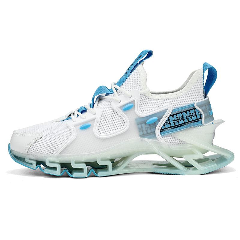 Men Sneakers Breathable Shark Blade Running Shoes Basketball Shoes Shock Absorbing Sole
