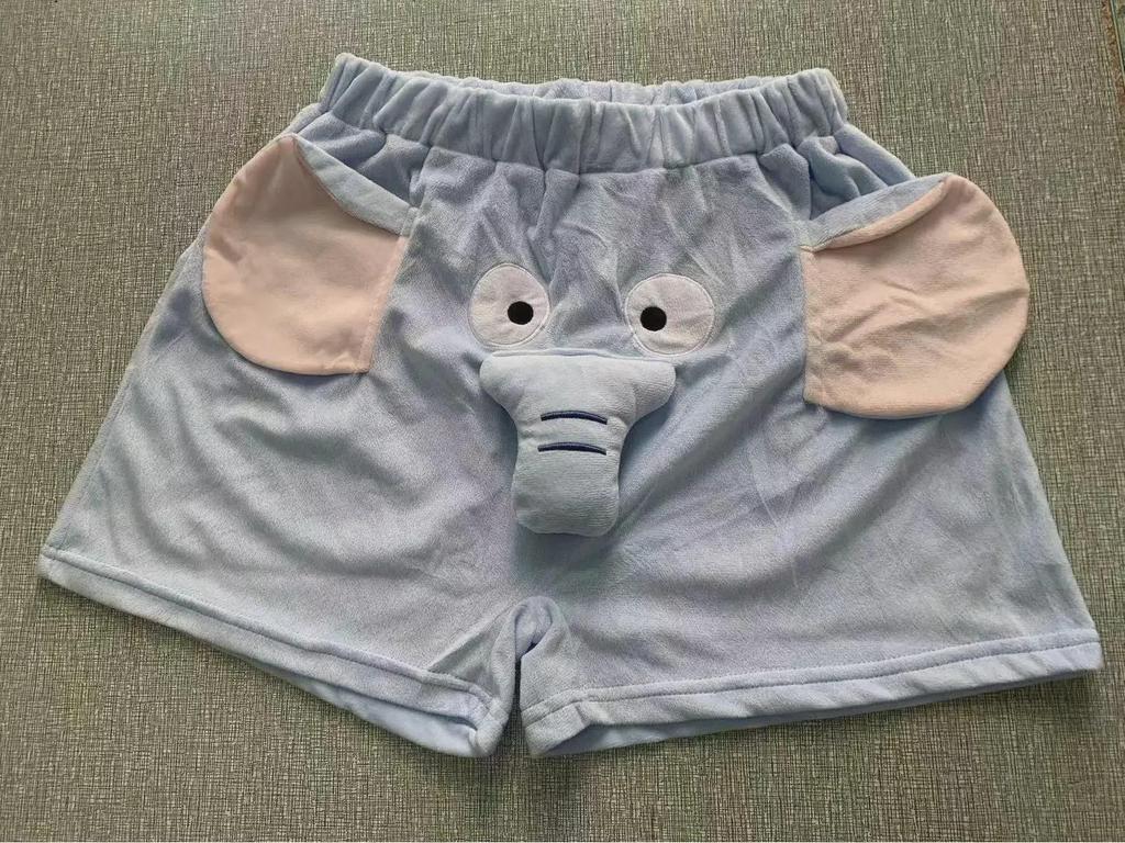 Забавная пижама со слоном — милые летние домашние шорты с дизайном «шумный нос»