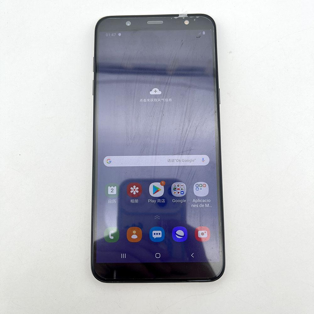 Восстановленный Samsung Galaxy J8 J810F On8 Dual SIM 3 ГБ ОЗУ 32 ГБ ПЗУ 6.0" 16 МП 4G Восьмиядерный Мобильный телефон с двумя SIM-картами