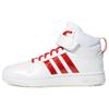 Neo Postmove Mid Comfortable Durable High-Top Skate Shoes Women Sneakers White Red GZ3799