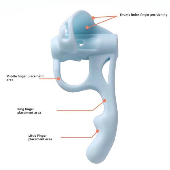 4 шт. детский держатель для карандашей эргономичный дизайн ручка корректор карандаши практика письма силиконовые накладки на пальцы помощь при захвате ручки