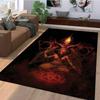 Satan Devil Skull Divination Rug Home Decor Bathroom Mat Set Bedroom Mat Large Carpet Gothic / Halloween Carpet Picnic/yoga Mat