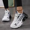 Новые мужские кроссовки большого размера, сетчатые повседневные кроссовки, низкие, легкие, модные спортивные кроссовки