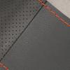 Car Steering Wheel Panel Hand Sewing Leather Cover Trim For Kia Carens 2013-