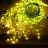 2M 20Light Willow Curtain Lamp String Imitation Leaf String Light  Wedding Party Decoration