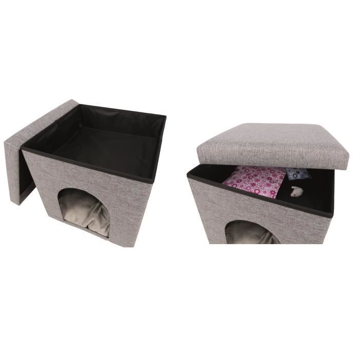 TRIXIE Abri douillet Alois - 38x40x38cm - Gris - Pour chat