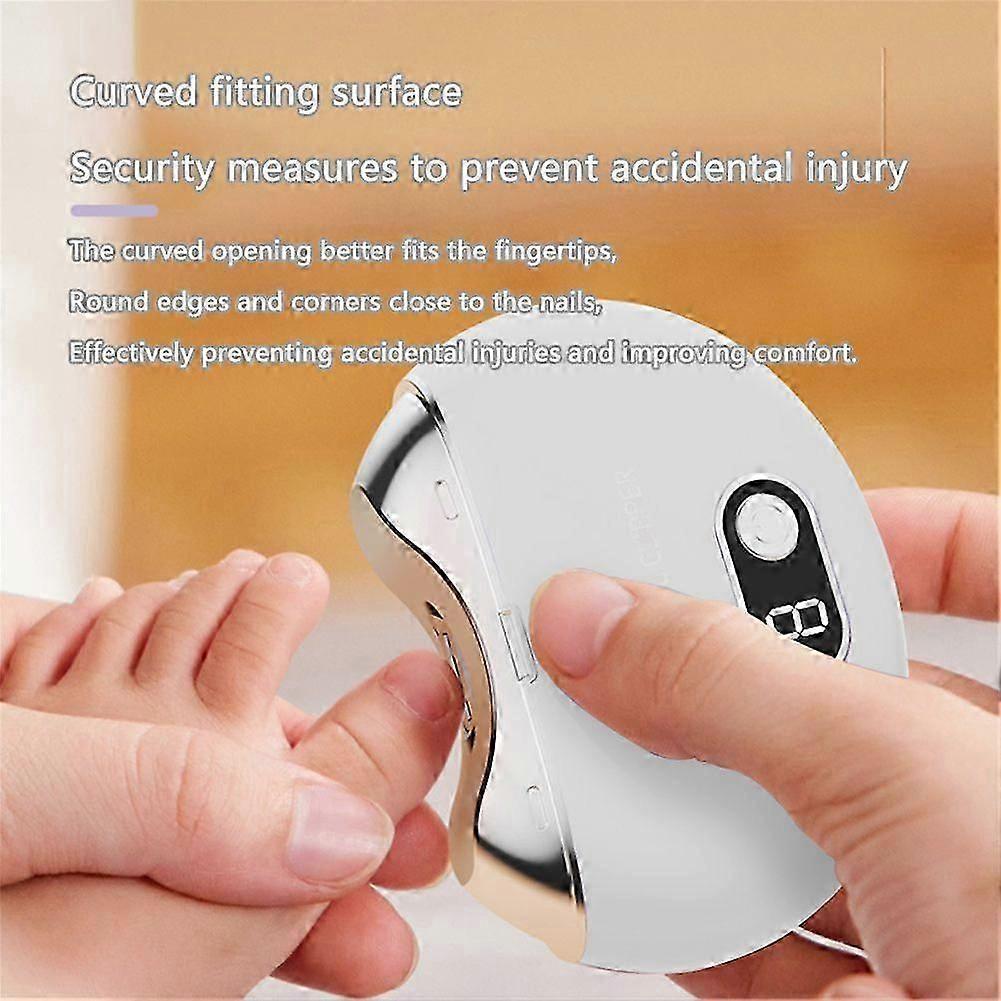 Electric Nail Clippers for Thick Nails-USB Rechargeable Trimmer Cutter_11jst