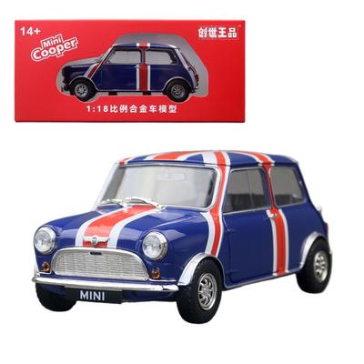 1/18 Mini Cooper Ралли 1967 Монте-Карло Гоночный Литой Сплав Игрушечная Машина Модель Транспортного Средства Свободные Колеса Коллекция Подарок для Детей Мальчиков