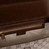 Gucci Interlocking Double G Oval Tag Trapezoidal Leather And Canvas Crossbody Shoulder Bag Men bags 715767-92THG-8563