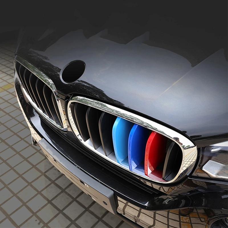 Для BMW X1 X3 X4 X5 X6 E84 E70 E71 F15 F16 F25 F26 G01 G02 G05 M 3 цвета передняя воздушная решетка для почек, крышка решетки радиатора