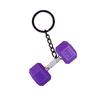 2025 Barbell Keychain Silicone Dumbbell Keychain Gym Gifts For Gym Lovers Fitness Trainer Gift Backpack Car Key Pendant