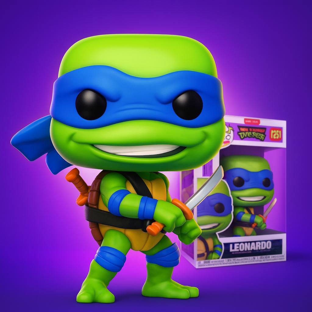 Фигурка Funko Pop Фанко Поп Черепашки-ниндзя TMNT Леонардо Leonardo Ninja Turtles 10см №1391