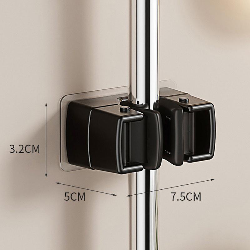 Настенный крючок-держатель для швабры, самоклеящийся органайзер для швабры, стойка, держатель для швабры, щетки, веника, кухонные аксессуары для хранения, ванная комната