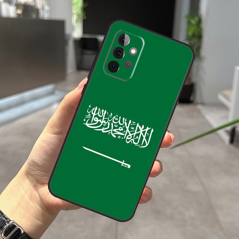 Чехол Флаг Саудовской Аравии для Samsung Galaxy A52 A32 A12 A56 A36 A54 A34 A14 A05 A16 A26 A13 A33 A53 A15 A35 A55