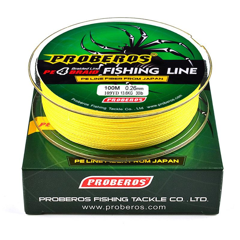 Ocean Rock Fishing 4 стойки 4 плетения 6LB-100LB Японская плетеная леска Spectra 100M Pe плетеная леска Green Super Pe Line B4