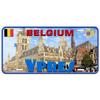 Vintage License Plates Decoration Signs Vintage New York Zurich Dublin Athens City Tags Metal Automotive Signs For Car Front