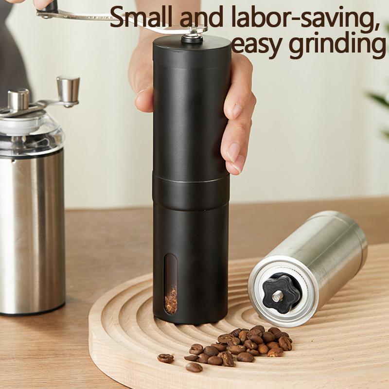 Мини-бытовая ручная кофеварка, кофемашина из нержавеющей стали, шлифовальная машина