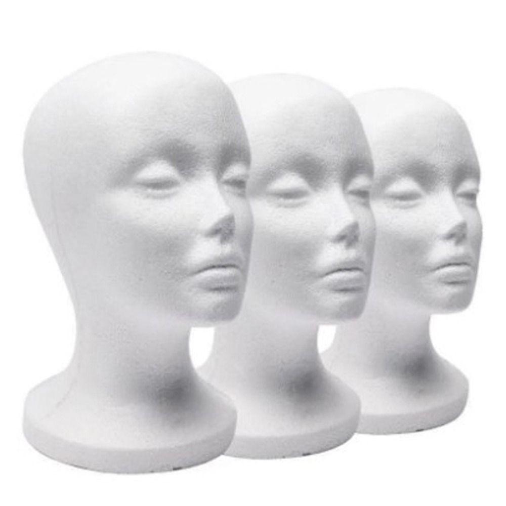 Модель головы манекена из пенопласта, устойчивая подставка для дисплея, стойка для женской головы манекена, реквизит для фотосъемки