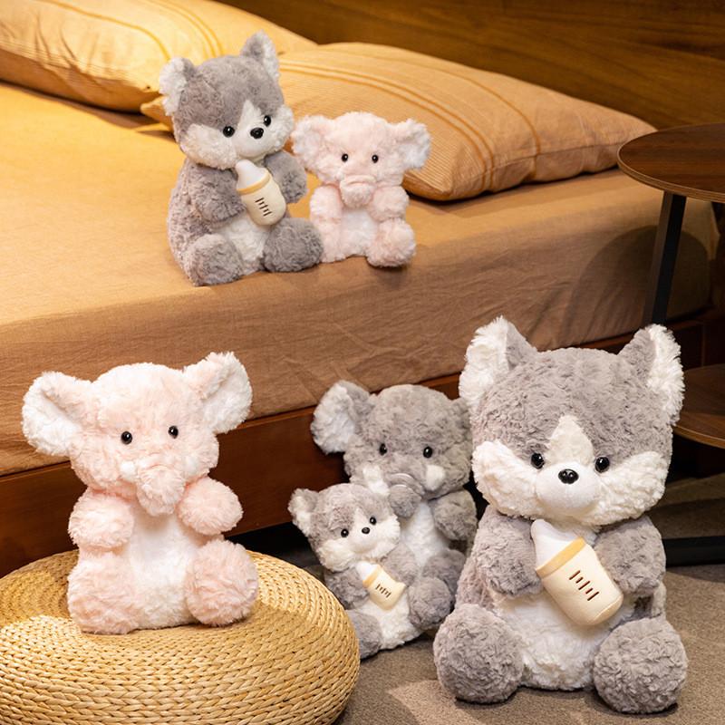 Dog Cozy Elephant Plush Toy Adorable Stuffed Animal Perfect Birthday Gift Child