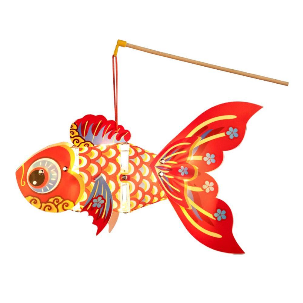 Waterproof New Year Carp Lantern Chinese Style Celebration Lantern  Mid-Autumn Festival