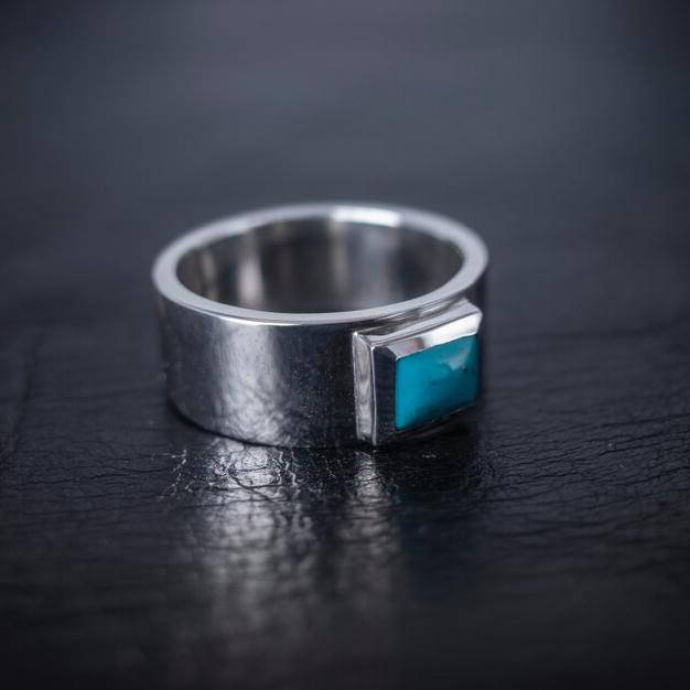Josilver Signature Simple Square Ring (M) (A Type)