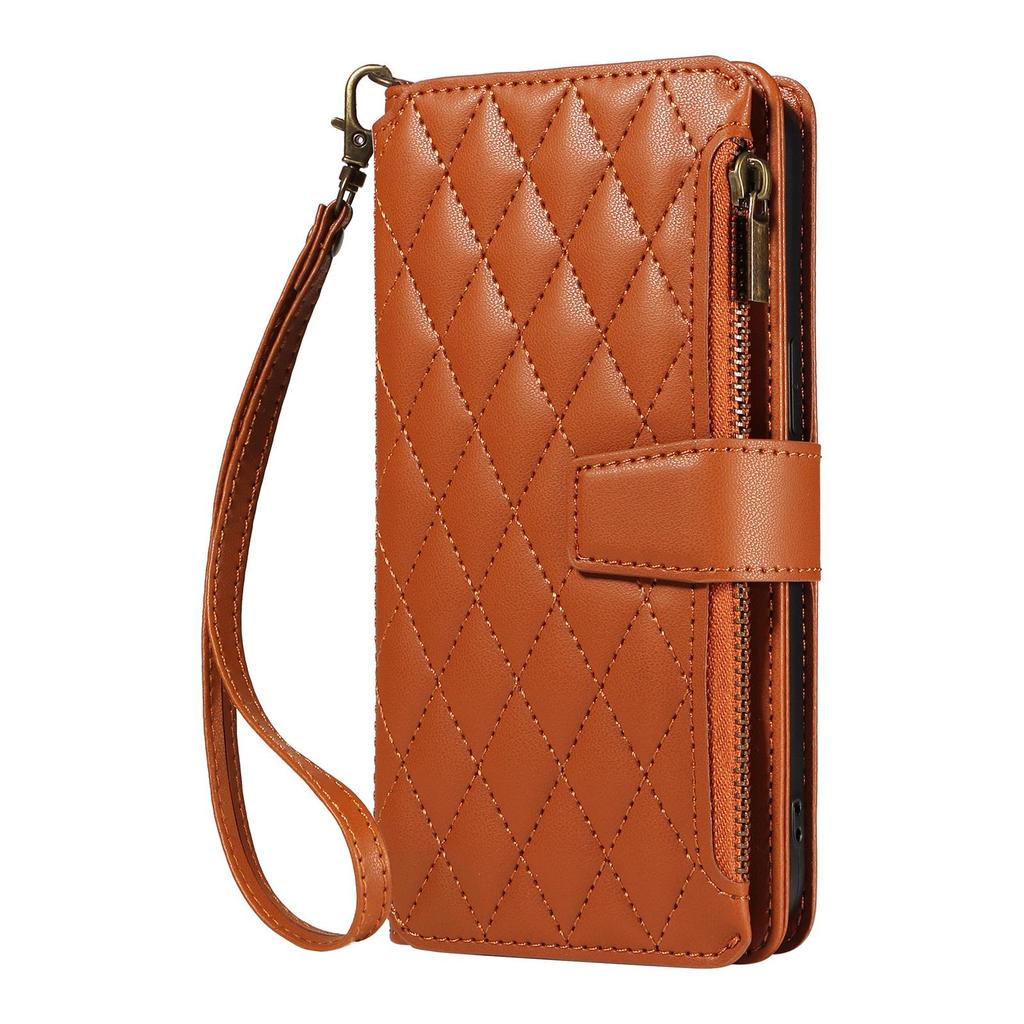 Защитный кожаный чехол-книжка с застежкой-молнией для Sony ACE III и Xperia 10 VI/1 IV