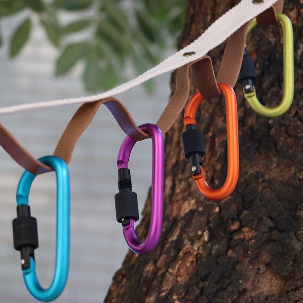 Carabiners Paracord Carabiner Water Cup Buckle Fishing Carbin Buckle Carabiner Clip Tourist Hooks