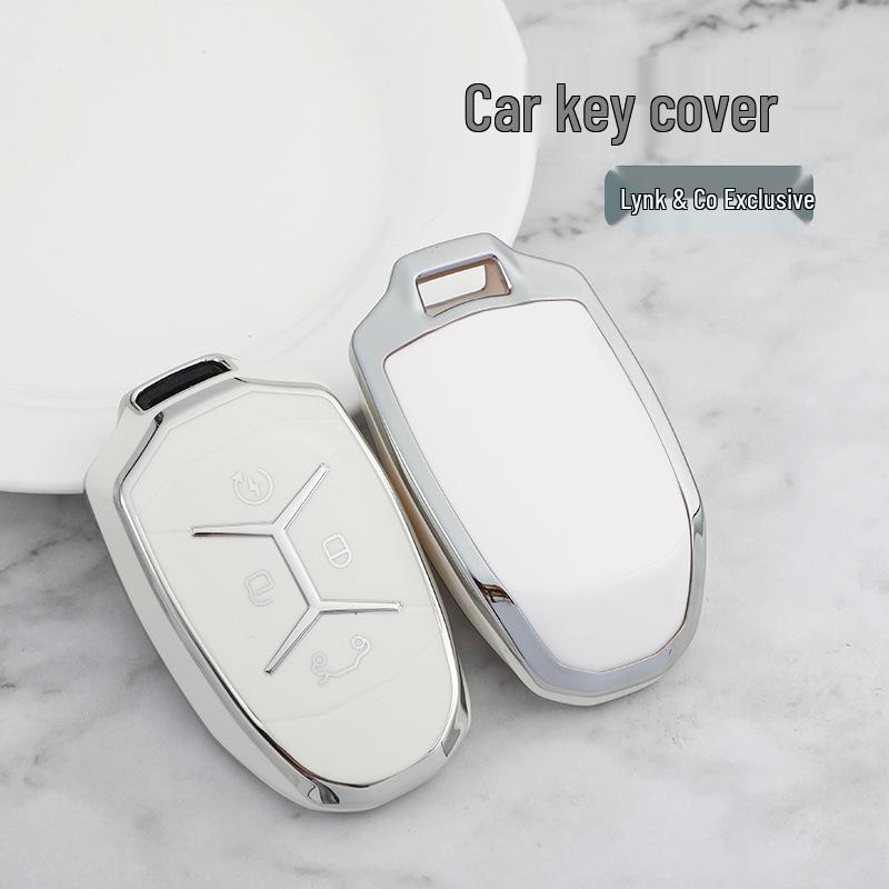 Чехол для ключа автомобиля Lynk & Co: Модный защитный чехол для моделей 01, 02, 03, 05, 06, 09. Идеально подходит для женщин.