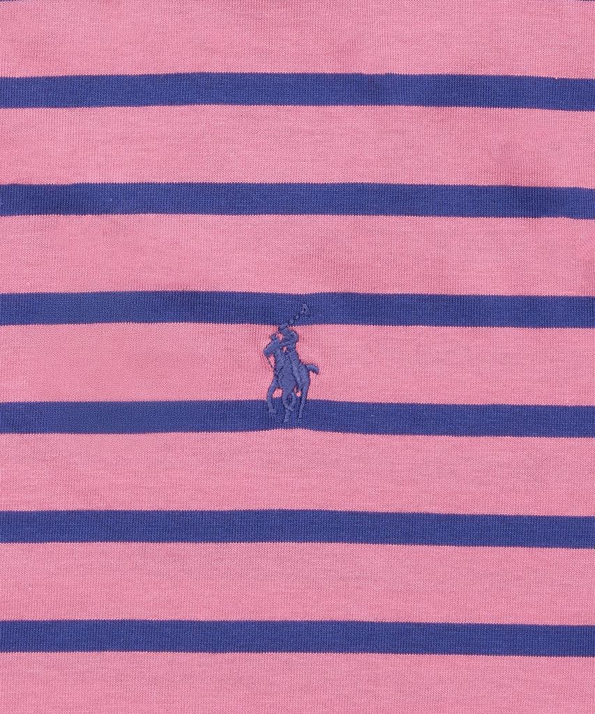 POLO RALPH LAUREN Хлопковая футболка в полоску Custom Slim Fit - Красная