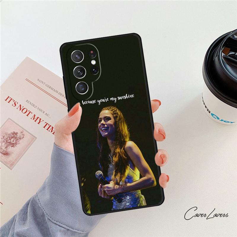 Чехол для телефона Tini Stoessel Для Samsung Galaxy S24 S25 S23 S22 Ultra Note 10 20 Plus S20 S21 FE Обложка