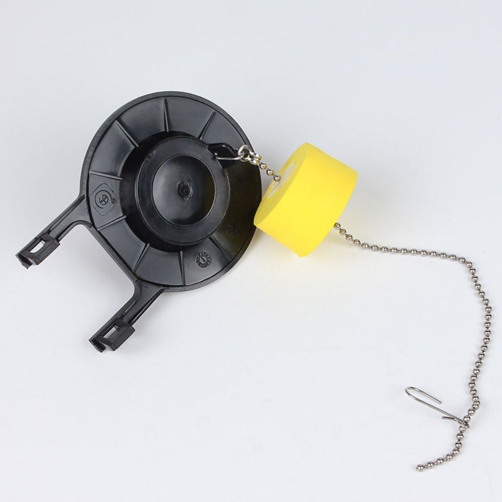 Black Toilet Flapper Replacement Kit US Standard Float Racket Cover Vintage Toilet