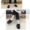 Fashion Women's Couple Home Cotton Slippers Winter 2024 New Fashion Cow Korean Edition Plush Comfort Slippers Men's Warm Casual Shoes