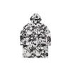 Li Ning CF Water Series Hooded Long Work Jacket Men Outwear Standard-Black AFDQ853-1