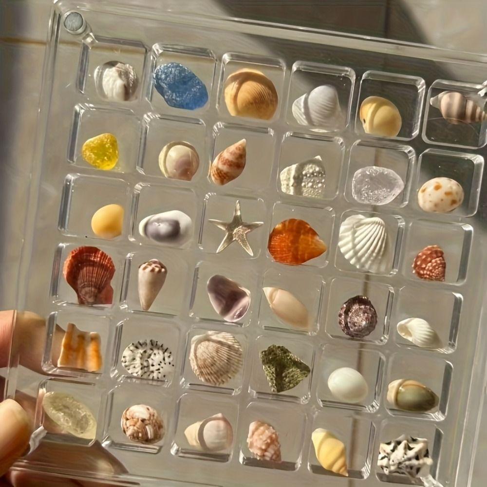 Acrylic Nail Drill Storage Box Transparent Jewelry Collection Box Nail Art Display Case  Earring