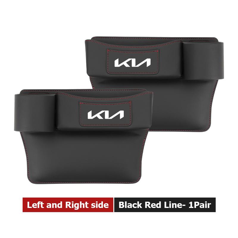 LQFH2 For KIA Car Door Side Seat Gap Storage Box Cup Holder Interior Accessories Rio K5 K2 Sportage Ceed Sorento Picanto Stinger Soul