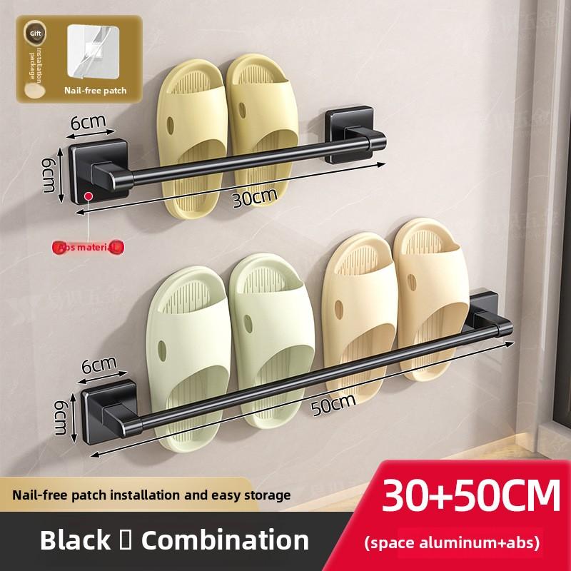 Wall Mounted Drainage Slipper Rack with No Holder