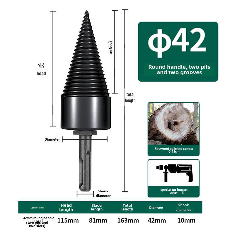Набор электрических сверл-перфораторов и деревообрабатывающий инструмент с конусным наконечником