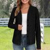 Autumn and Winter New Collection: Loose Versatile Large-sized Casual Versatile Knitted Top Cardigan