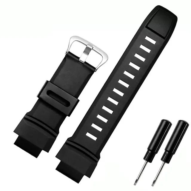 Ремешок для часов Casio PROTREK PRG-200/260/270/500/250G PRW-2500/5100//5000 PRW-2000 PRW-3500 Браслет на запястье Резиновый браслет