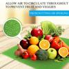 5/10Pcs Vegetable Food Fresh Keeping Mat Refrigerator Drawer Absorbent Sponge Anti-corrosion Pad Fruit Mildewproof Fridge Mats
